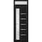 Vdomdoors Front Exterior Prehung FiberGlass Door Frosted Glass / Manux 8088 Matte Black / Transom Window / Of MANUX8088EXD-BLK-W36 x H80+14-RH - alternate 4