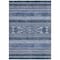 Homeroots 3' X 5' Navy Blue And Denim Blue Southwestern Washable Indoor Outdoor Area Rug 582830 - alternate 7