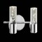 Jonathan Y Bolha 10.75" 2-Light Minimalist Modern Bubble Acrylic/Iron Integrated LED Vanity Light, Chrome JYL7223A - alternate 14
