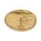 Homeroots 8" Gold Cast Iron Mod Abstract Face Oval Trinket Tray 571244 - alternate 16