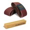 Powertec Sanding Belt Assortment, 4in W, 36in L, Aluminum Oxide, 18PK & Abrasive Cleaning Stick 110119N - alternate 1