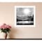 Homeroots Big Moon Lake White Framed Print Wall Art 529598 - alternate 4