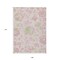 Homeroots 9' X 12' Pink Blush And Artichoke Green Floral Washable Indoor Outdoor Area Rug 589492 - alternate 7