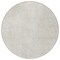 Homeroots 8' Ivory And Gray Round Geometric Washable Indoor Outdoor Area Rug 594559 - alternate 7