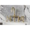 Kingston Brass Bridge Kitchen Faucet with Brass Sprayer, Brushed Brass KS2337TKL - alternate 5
