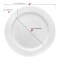 Smarty Had A Party 9" White with Silver Edge Rim Plastic Buffet Plates (120 Plates), 120PK 119S-CASE - alternate 8