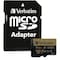 Verbatim 64GB PRO PLUS 666X MICROSDXC MEM CARD W/ ADAP UHS-I V30 CLASS10 70002 - alternate 1