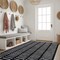 World Rug Gallery Bohemian Stripe Lines Shag Area Rug 4 ft x 6 ft Anthracite WR128ANTHRACITE4X6 - alternate 1
