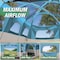 Wakeman 12 Person Large Camping Tent Tall Family Cabin Shelter w/ 2 Room Dividers, 6 Mesh Windows 75-CMP1203 - alternate 9