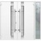Vdomdoors Steel Double Doors Deux 1713 White Enamel Sidelight Exterior Black Window Stainless Inserts Single DEUX1713DEXD-BEM-RH-W72+14 x H80 - alternate 6