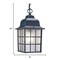 Homeroots Matte Black Window Pane Lantern Hanging Light 398010 - alternate 4