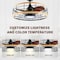 Simple Deluxe InfiniPower 16in ceiling fans with lights and remote, Caged Ceiling Fan with Reversible Motor for D HIFANXCEIL1603PLAST01 - alternate 6