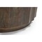 Homeroots 36" Brown Solid Wood Round Drum Coffee Table 565307 - alternate 5