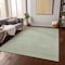 Homeroots 10' X 14' Mint Green Geometric Washable Indoor Outdoor Area Rug 607493 - alternate 8