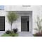 Vdomdoors Aluminum Door Iron 0188 Black Entry Steel Metal Classic Painted 52 x 94 (36+16 x 80+14)-Left Inswin IRON0188EXD-BLK-W36+16xH80+14-LH-I - alternate 4