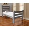 Homeroots Gray Solid Wood Twin Bed Frame 546940 - alternate 1