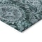 Homeroots 10' X 14' Teal Blue And Dark Green Floral Medallion Washable Indoor Outdoor Area Rug 603202 - alternate 9