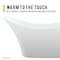 Anzzi Tuasavi 5.6 ft. Solid Surface Freestanding Bathtub in Matte White FT-AZ8418 - alternate 12