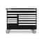 Tekton Rolling Tool Cabinet, 11 Drawer, Black, Steel, 48 in W x 27 in D x 41-1/2 in H OCL43102LWT - alternate 13