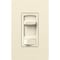Lutron Fan Control, Slide, Rocker, 1.5Amp, Almond CTFSQ-F-AL - alternate 1
