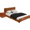Homeroots Two Piece Brown Solid and Manufactured Wood Bedroom Set 569384 - alternate 9