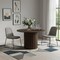 Homeroots 46" Brown Wood Pedestal Base Round Top Dining Table 720644 - alternate 3