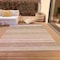 Homeroots 3' X 5' Pink Blush And Burgundy Striped Washable Indoor Outdoor Area Rug 614821 - alternate 9