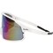 Bouton Optical Enhanced Coverage Full Frame Safety Glasses, w/White Frame, Green Mirror Plus PRO Lens, and Anti-Scrat 250-43-0008 - alternate 4