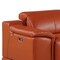 Homeroots 175" Camel Italian Leather Reclining Metal USB Sofa 720413 - alternate 7