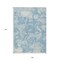 Homeroots 9' X 12' Sky Blue And Denim Blue Abstract Washable Indoor Outdoor Area Rug 609580 - alternate 9