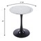 Leisuremod Bristol Round MDF Dining Table - Pedestal Base Kitchen Table, Modern Style BTBL-B27MWT - alternate 10