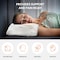 Simple Deluxe Cervical Pillow for Neck and Shoulder Support, Odorless for Pain Relief, Ergonomic Memory Foam Cont 3A88HKPILONECKQUEENWHT - alternate 7