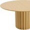 Homeroots 60" Brown Solid Wood Pedestal Base Round Top Dining Table 721003 - alternate 5