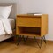Homeroots 24" Oak Solid Wood Two Drawer Nightstand 640743 - alternate 7