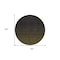 Homeroots 8' Olive Green And Charcoal Round Abstract Washable Indoor Outdoor Area Rug 588962 - alternate 6
