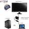 4Xem 8 in.Displayport to VGA Adapter DP Male to VGA Female - Black 4XDPVGA - alternate 3