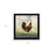 Homeroots Raleigh the Rooster Black Framed Print Wall Art 404828 - alternate 4