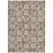 Homeroots 5' X 8' Brown Gray And Beige Floral Washable Indoor Outdoor Area Rug 595932 - alternate 7