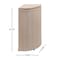Happimess Chloe 15.56-Gallon All-Weather Wicker/Metal Corner Hideaway Outdoor Trash Can, Light Pink/White HPM1200D - alternate 9