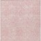 Homeroots 5' X 8' Pink And Ivory Geometric Washable Indoor Outdoor Area Rug 614102 - alternate 8