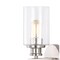 Jonathan Y Jules Edison 16.5" Cylinder 2-Light Iron/Seeded Glass Farmhouse Contemporary LED Wall Sconce, Nickel JYL7577C - alternate 11