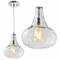 Jonathan Y Ferano 9" Adjustable Metal/Glass LED Pendant, Chrome JYL3519A - alternate 12