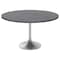 Leisuremod Round 47.24 in W, 29.35 in L, Sintered Stone/Stainless Steel, Grey VT23BS-48GRS - alternate 1