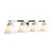 Jonathan Y Staunton 33" 4-Light Farmhouse Cottage Metal LED Vanity Light with Frosted Glass Shades, Chrome JYL7525B - alternate 13