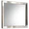 Homeroots 32" Platinum Wood Framed Mounted Dresser Mirror 486446 - alternate 5