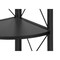 Homeroots 59" Black Metal Four Tier Corner Bookcase 489788 - alternate 8