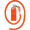 Ironwear 11dB Hi Vis Emergency Rescue Whistle w/ Lanyard, Orange 1190-O - alternate 2