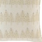 Homeroots 18" Ivory And Silver Cotton Christmas Trees Throw Pillow With Embroidery 719253 - alternate 5