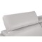 Homeroots 88" Light Gray Top Grain Leather Solid Wood Sofa 720445 - alternate 8