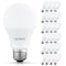 Luxrite A19 LED Light Bulb 60 Watt Equivalent, Non-Dimmable, 2700K Warm White, 800LM, Standard LED, 24PK LR21530 - alternate 1